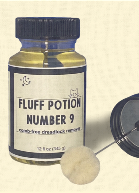Fluff Potion Number 9 | Botanical No-Comb Mat Remover for Cats