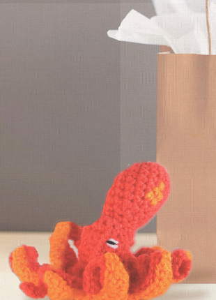 Handmade Catnip Toy | Julie the Kraken Chunkle Puff Infused with Miracle Nip Botanicals