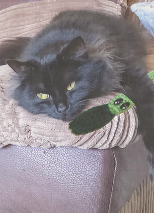 Handmade Catnip Toy | Leaf Stick Chunkle Puff Infused with Miracle Nip Botanicals