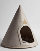 Nooee Pet Cave Molly (XL) – Cream/Brown