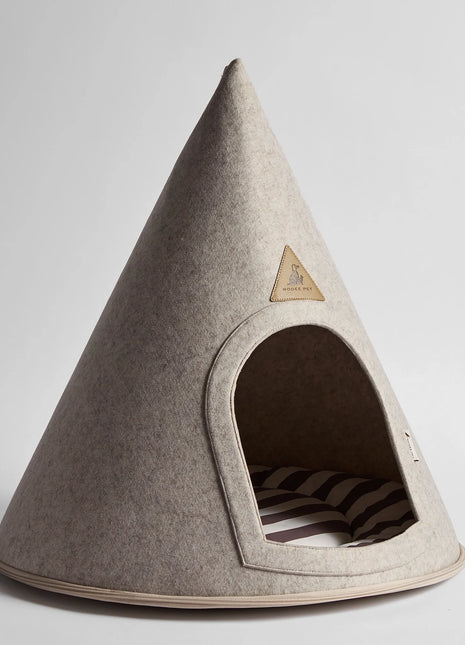 Nooee Pet Cave Molly (XL) – Cream/Brown