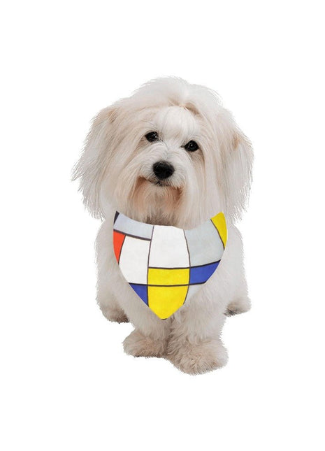 Mondrian Composition A Double-Sided Pet Bandana
