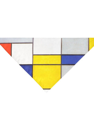 Mondrian Composition A Double-Sided Pet Bandana