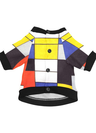 Mondrian Composition A Round Neck Shirt - Pup List