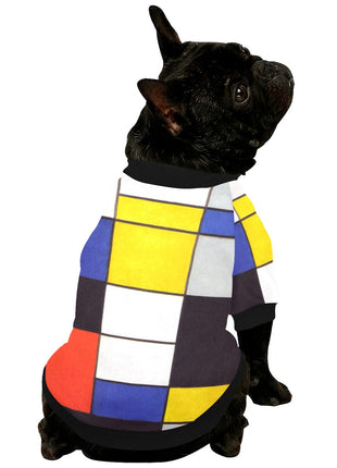 Mondrian Composition A Round Neck Shirt - Pup List
