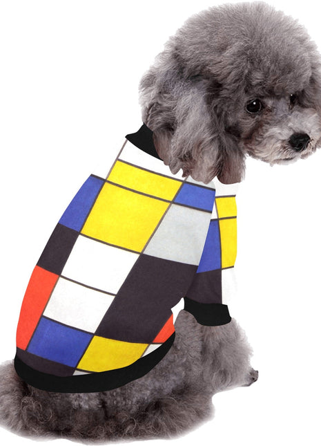Mondrian Composition A Round Neck Shirt - Pup List