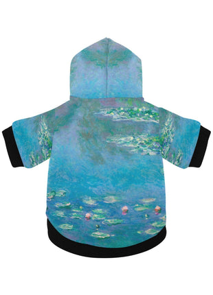 Monet Water Lilies Button Hoodie - Pup List