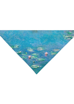 Monet Water Lilies Double-Sided Pet Bandana