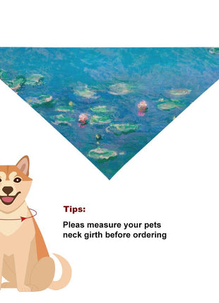 Monet Water Lilies Pet Scarf