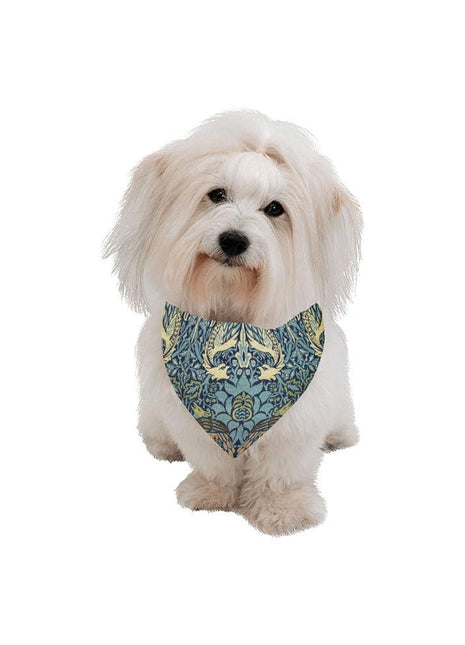 Morris Peacock and Dragon Double-Sided Pet Bandana
