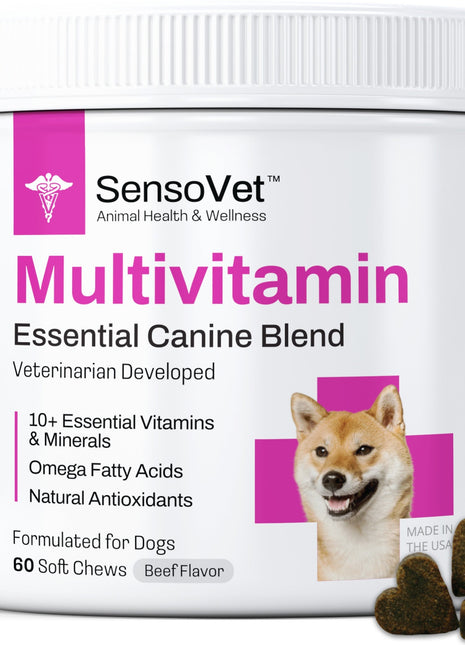 Multivitamin for Dogs - Essential Canine Blend - 60 Soft Chews