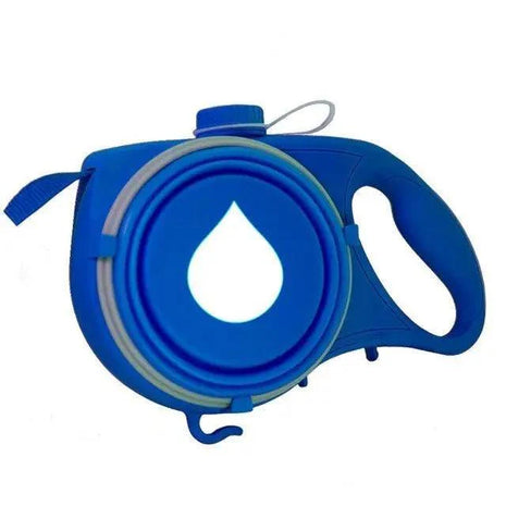 New 3 IN 1 Pet Leash With Built-in Water Bottle Bowl & Waste Bag Dispenser Modern Design