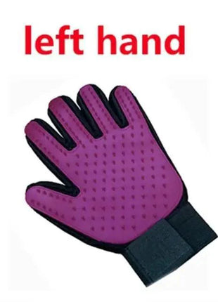 Shower & Grooming Glove -Gentle Brush for Pet Hair Removal