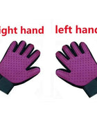 Shower & Grooming Glove -Gentle Brush for Pet Hair Removal