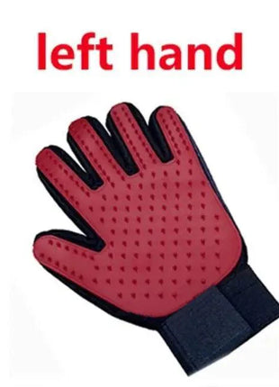 Shower & Grooming Glove -Gentle Brush for Pet Hair Removal