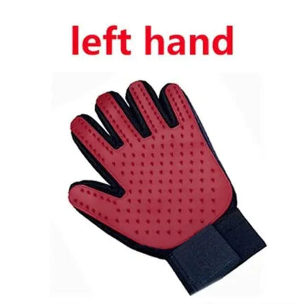Shower & Grooming Glove -Gentle Brush for Pet Hair Removal