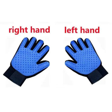 Shower & Grooming Glove -Gentle Brush for Pet Hair Removal