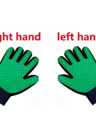 Shower & Grooming Glove -Gentle Brush for Pet Hair Removal