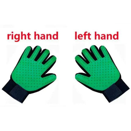 Shower & Grooming Glove -Gentle Brush for Pet Hair Removal