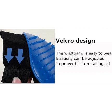 Shower & Grooming Glove -Gentle Brush for Pet Hair Removal