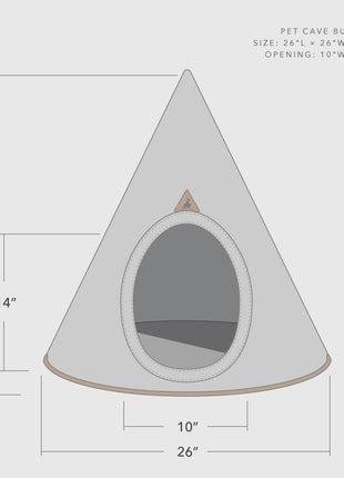 Nooee Pet Cave – Brown