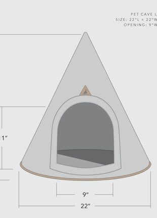 Nooee Pet Cave – Brown