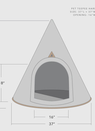 Nooee Pet Cave Harry (XXL) – Gray