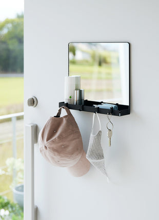 Magnetic Mirror with Storage Rack - Glass - Pup List