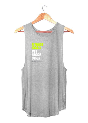Fitness Goal | Dog Lover Sleeveless Tank | Gift for Dog Moms - Pup List