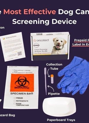 Oncotect Essential At-Home Dog Cancer Screening Test Kit