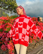 Oversized Human Knitted Love Sweater - Pup List