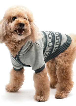 Pattern Sweater Coat