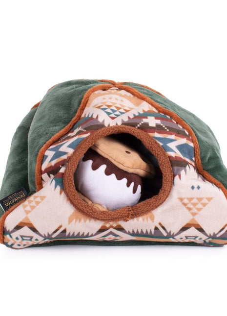 Pendleton Camp Discovery Tent Set Dog Plush Toy - Pup List