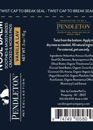 Pendleton Pet Nose Balm - Pup List
