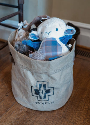 Pendleton Washable Paper Toy Bucket - Pup List
