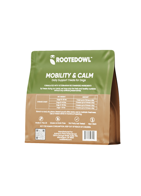 Mobility & Calm CBD + CBG Freeze-Dried Bites for Dogs - Chicken Protein - 15 Count - Pup List