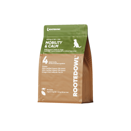 Mobility & Calm CBD + CBG Freeze-Dried Bites for Dogs - Chicken Protein - 60 Count - Pup List