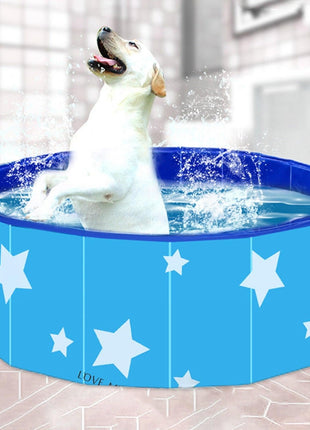 Pet Bathing Tub Foldable Dog Pool Anti-skid Safe Environmental Dog Washing Station For Home Large Space High Strength Collapsible Dog Bathtub Pet Swimming Pool Portable Foldable Pet Bathtub Pool for Dogs Cats