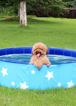 Pet Bathing Tub Foldable Dog Pool Anti-skid Safe Environmental Dog Washing Station For Home Large Space High Strength Collapsible Dog Bathtub Pet Swimming Pool Portable Foldable Pet Bathtub Pool for Dogs Cats
