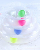 Interactive Cat Toy Amusement Plate Kitten Tower