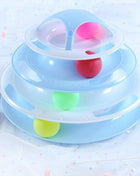 Interactive Cat Toy Amusement Plate Kitten Tower