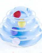 Interactive Cat Toy Amusement Plate Kitten Tower