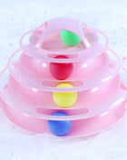 Interactive Cat Toy Amusement Plate Kitten Tower