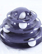 Interactive Cat Toy Amusement Plate Kitten Tower