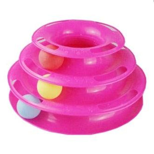 Interactive Cat Toy Amusement Plate Kitten Tower