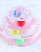 Interactive Cat Toy Amusement Plate Kitten Tower