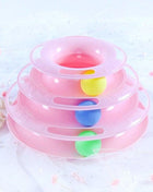 Interactive Cat Toy Amusement Plate Kitten Tower