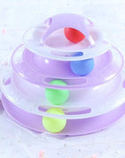 Interactive Cat Toy Amusement Plate Kitten Tower