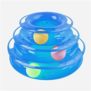 Interactive Cat Toy Amusement Plate Kitten Tower