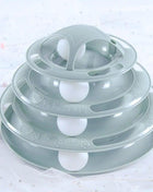 Interactive Cat Toy Amusement Plate Kitten Tower
